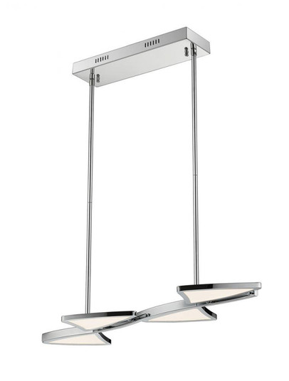 1 Light Linear Chandelier (276|1003-4CH-LED)