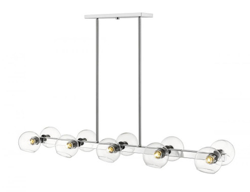 10 Light Linear Chandelier (276|455-10L-CH)