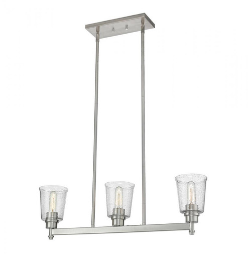 3 Light Linear Chandelier (276|464-3L-BN)