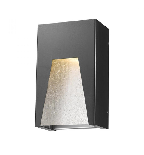 1 Light Outdoor Wall Light (276|561S-BK-SL-SDY-LED)