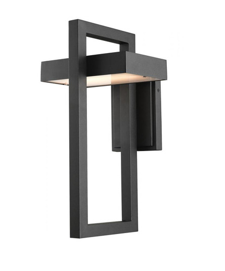 1 Light Outdoor Wall Light (276|566B-BK-LED)