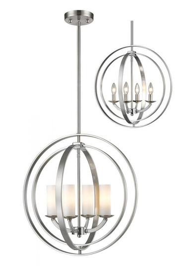 4 Light Chandelier (276|6002-4S-BN)
