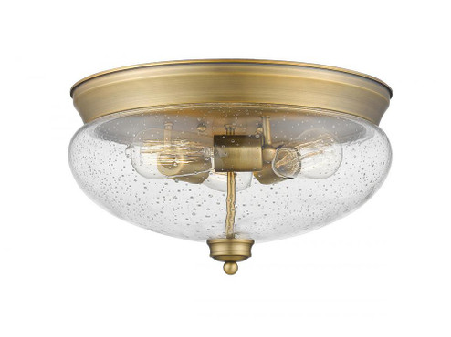3 Light Flush Mount (276|722F3-HBR)