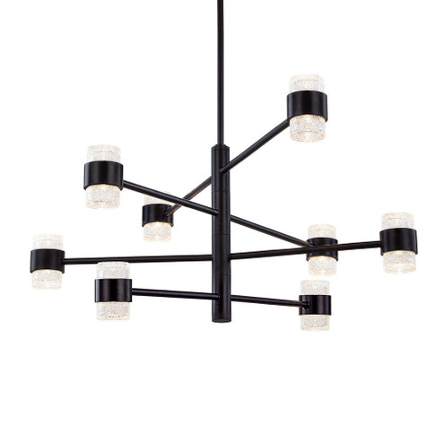 Copenhagen 24-in (4 Tier) Black Dimmable LED Exterior Pendant (461|EP48232-BK)