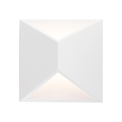 Indio 7-in White LED Exterior Wall Sconce (461|EW60307-WH)