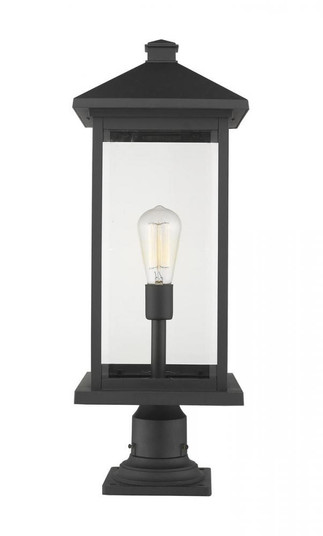 1 Light Outdoor Pier Mounted Fixture (276|531PHBXLR-533PM-BK)