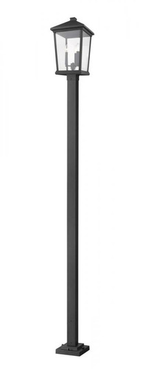 3 Light Outdoor Post Mounted Fixture (276|568PHXLS-536P-BK)