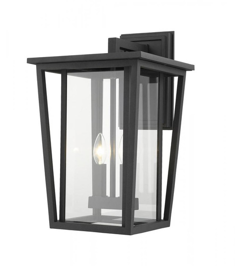 2 Light Outdoor Wall Light (276|571B-BK)