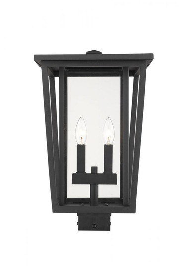 2 Light Outdoor Post Mount Fixture (276|571PHBS-BK)