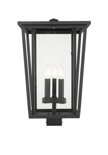 3 Light Outdoor Post Mount Fixture (276|571PHXLS-BK)