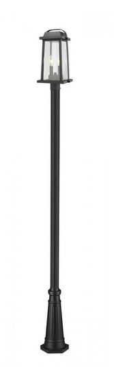 2 Light Outdoor Post Mounted Fixture (276|574PHMR-519P-BK)
