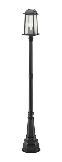 2 Light Outdoor Post Mounted Fixture (276|574PHMR-564P-BK)