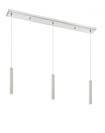 3 Light Linear Chandelier (276|917MP12-BN-LED-3LBN)
