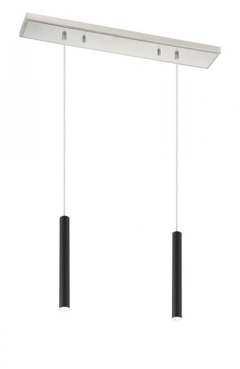 2 Light Linear Chandelier (276|917MP12-MB-LED-2LBN)