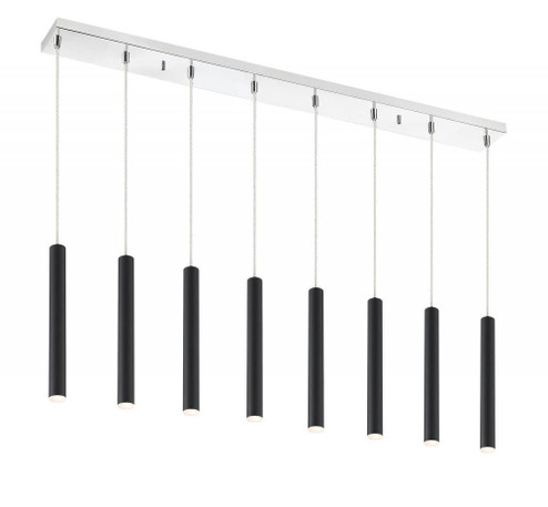 8 Light Linear Chandelier (276|917MP12-MB-LED-8LCH)
