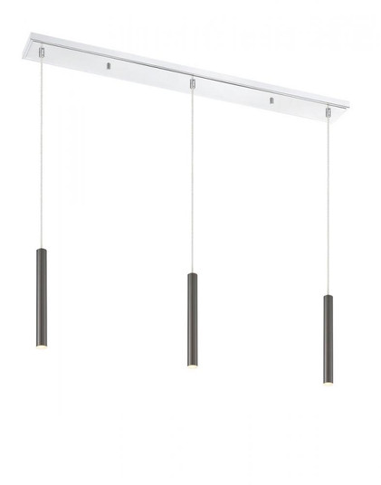 3 Light Linear Chandelier (276|917MP12-PBL-LED-3LCH)