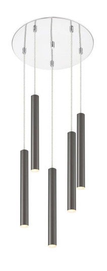 5 Light Chandelier (276|917MP12-PBL-LED-5RCH)