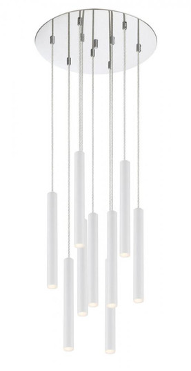9 Light Chandelier (276|917MP12-WH-LED-9RCH)
