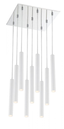 9 Light Chandelier (276|917MP12-WH-LED-9SCH)