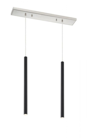 2 Light Linear Chandelier (276|917MP24-MB-LED-2LBN)