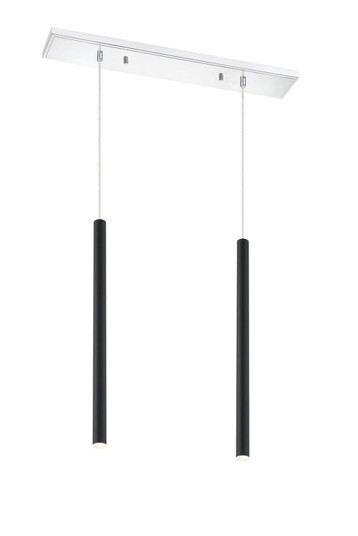 2 Light Linear Chandelier (276|917MP24-MB-LED-2LCH)