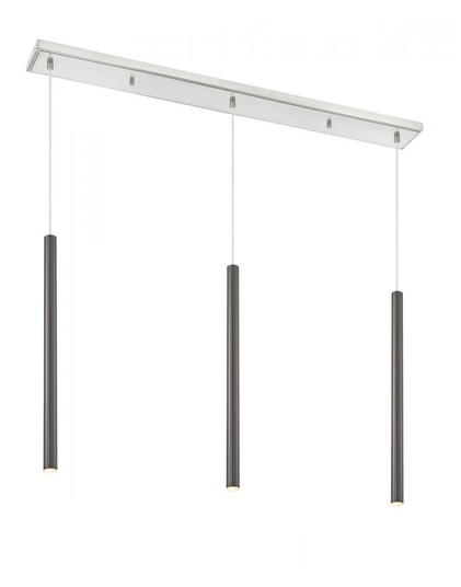 3 Light Linear Chandelier (276|917MP24-PBL-LED-3LBN)