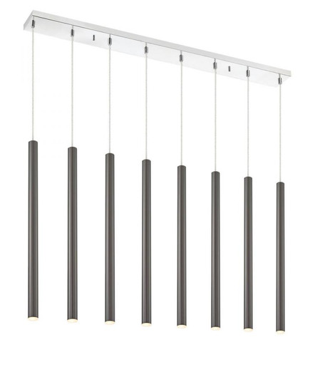 8 Light Linear Chandelier (276|917MP24-PBL-LED-8LCH)