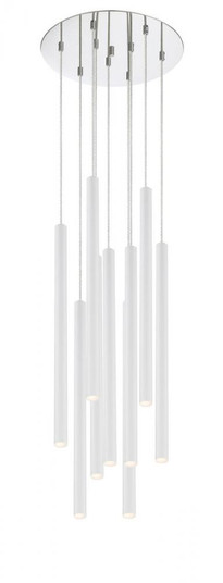 9 Light Chandelier (276|917MP24-WH-LED-9RCH)