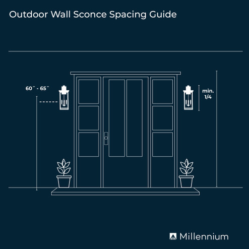 Belle Chasse 1-Light Outdoor Wall Sconce Powder Coated Black (670|2663-PBK)