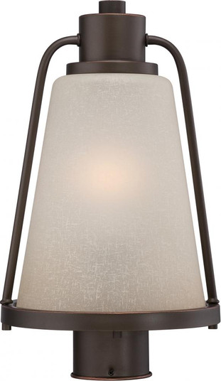 Tolland - LED Outdoor Post with Champagne Linen Glass (81|62/684)