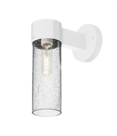 Besa, Juni 10 Outdoor Sconce, Clear Bubble, White Finish, 1x60W Medium Base (127|JUNI10CL-WALL-WH)