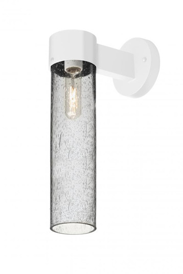 Besa, Juni 16 Outdoor Sconce, Clear Bubble, White Finish, 1x60W Medium Base (127|JUNI16CL-WALL-WH)