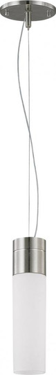 Link -LED Mini Pendant with White Glass- Brushed Nickel Finish (81|62/2932)