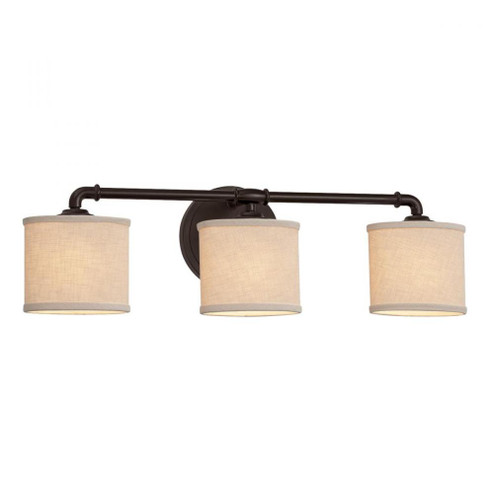 Bronx 3-Light Bath Bar (254|FAB-8463-30-CREM-DBRZ)