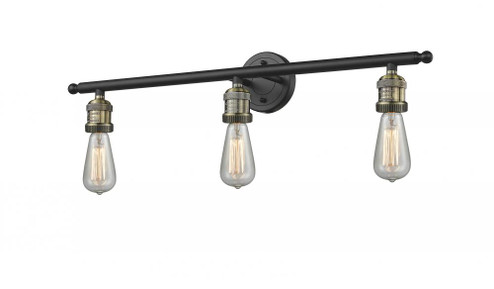 Bare Bulb 3 Light Bath Vanity Light (3442|204-BAB)