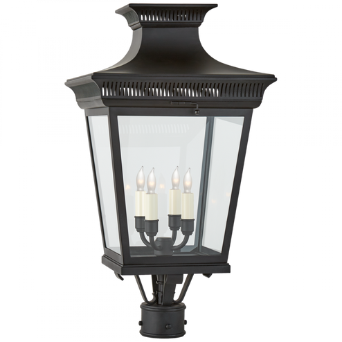 Elsinore Medium Post Lantern (279|CHO 7055BLK-CG)