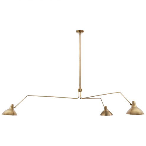 Charlton Grande Triple Arm Chandelier (279|ARN 5007HAB)