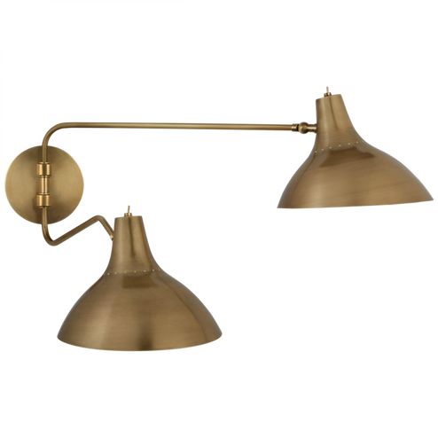 Charlton Medium Double Wall Light (279|ARN 2071HAB)