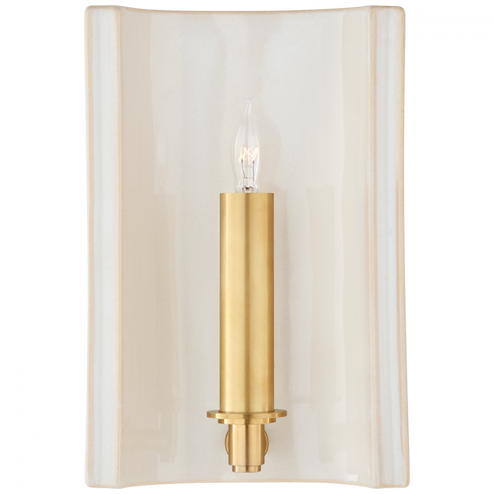 Leeds Small Rectangle Sconce (279|CS 2609IVO)