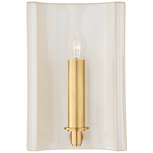 Leeds Small Rectangle Sconce (279|CS 2609IVO)