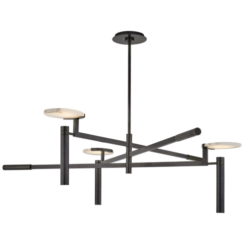 Melange Large Floating Disc Chandelier (279|KW 5602BZ-ALB)