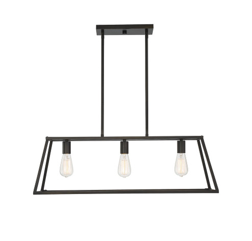 Denton 3-Light Linear Chandelier in Classic Bronze (128|1-326-3-44)