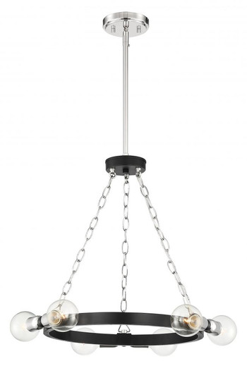 Huxton 6 Light Chandelier (21|93486-BK)