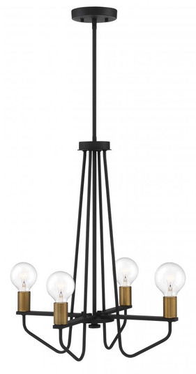 Ravella 4 Light Chandelier (21|94234-BK)