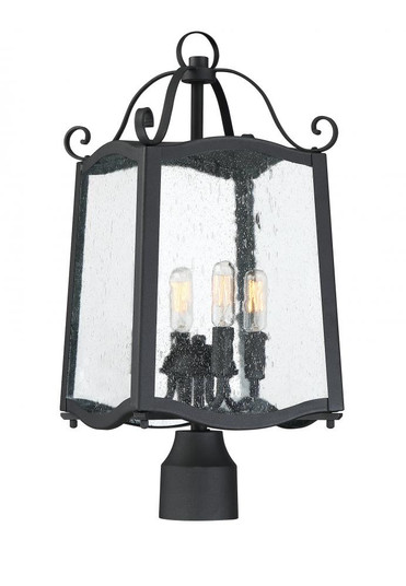 Glenwood 4 Light Outdoor Post Lantern (21|94796-BK)