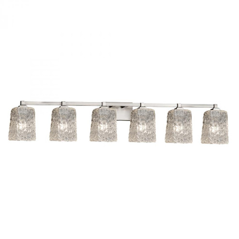 Regency 6-Light Bath Bar (254|GLA-8436-26-CLRT-NCKL)