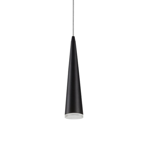 Mina 12-in Black LED Pendant (461|401214BK-LED)