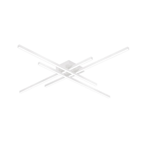 Vega Minor 47-in White Dimmable LED Flush Mount (461|FM18247-WH)