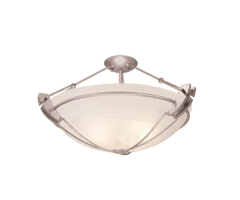 Grande 24 Inch Semi Flush Mount (133|4844PS/ALAB)