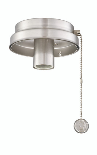 Ceiling Fan Low Profile Light Kit Fitter - Brushed (90|F6BN)
